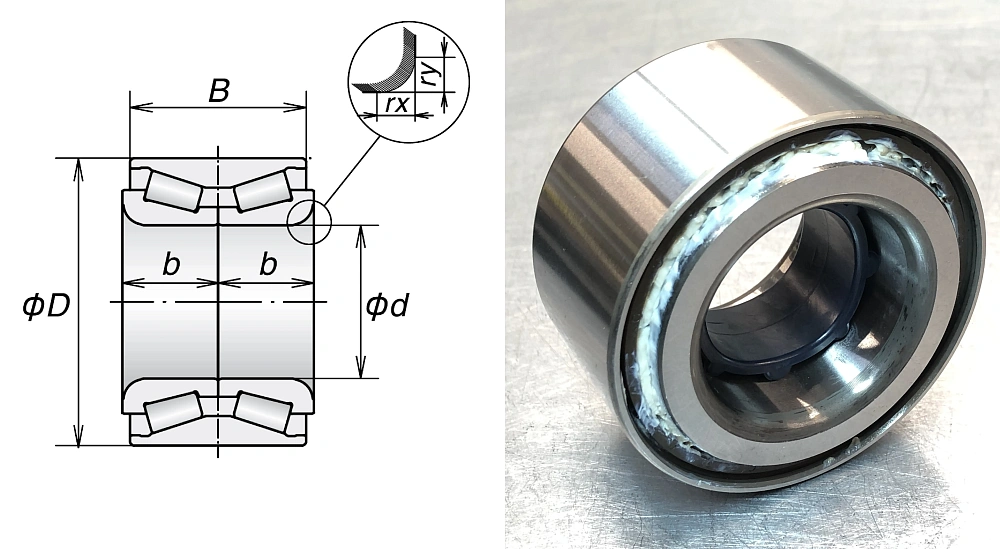 43KWD07AU42C-01LBC (ZA) NSK