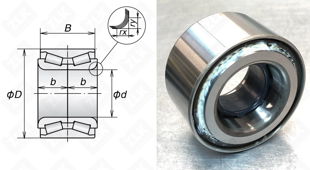 43KWD07AU42C-01LBC (ZA) NSK