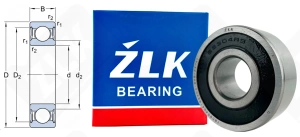 Подшипник 180604Ш4 (623042RSZ4V4) радиальный шариковый 20-52-21 мм