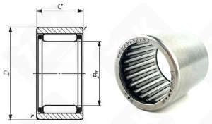 Подшипник HKS25x32x33 радиальный игольчатый 25-32-33 мм