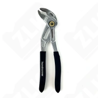 Клещи переставные 175мм CrV кнопочный шарнир зев 42мм Hanskonner