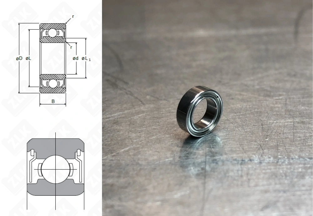 DDL850 ZZ NMB для механических наконечников