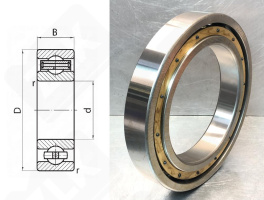 Подшипник 134Л (6034M) радиальный шариковый 170-260-42 мм