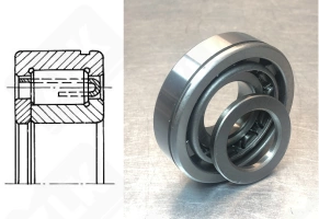 Подшипник 692409 (NUP409ECNR) радиальный роликовый 45-120-29 мм