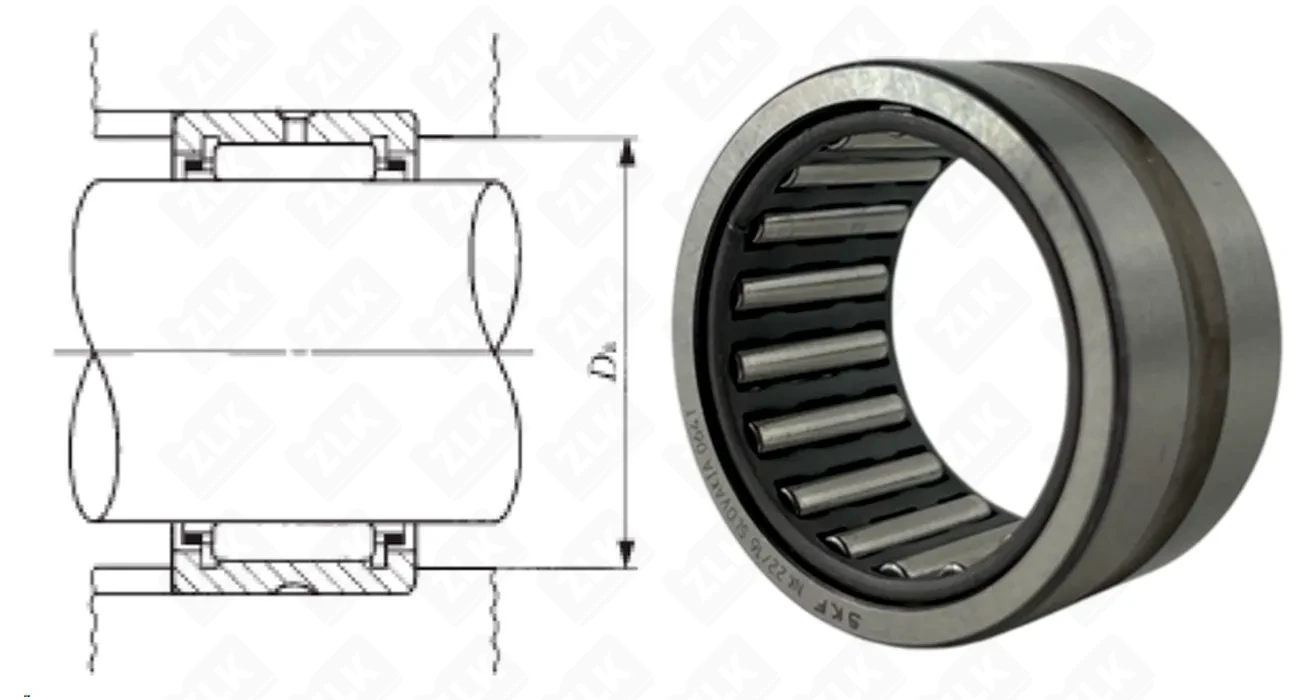 Подшипник игольчатый NK22/16 (TAF22316/SG) 22×30×16 мм SKF 