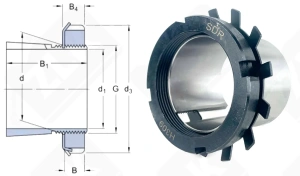 Втулка закрепительная H309 Neutral 40-45-39 мм