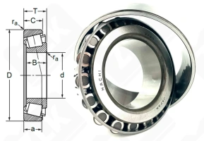 Подшипник 3780/20 радиально-упорный роликовый конический 50,8-93,264-30,162 мм