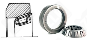 Подшипник 987910 К радиально-упорный роликовый конический 40,62-68-19,5 мм