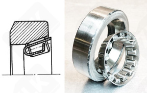 Подшипник 877907 радиально-упорнный роликовый конический 33,02-58-18 мм