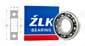 Подшипник 207 (70) (6207C3) радиальный шариковый 35-72-17 мм