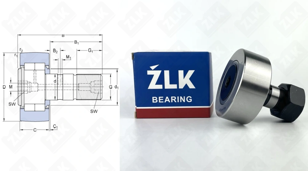Ролик опорный NUKR90 ZLK
