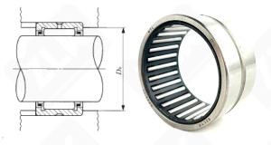 Подшипник NK45/30 радиальный шариковый 45-55-30 мм