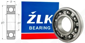 Подшипник 318 (6318) радиальный шариковый 90-190-43 мм