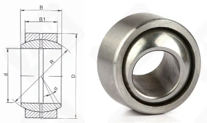 Подшипник SIA 60 ES-2RS шарнирный 60-137-82-80-175 мм