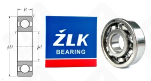 Подшипник 303 (6303) радиальный шариковый 17-47-14 мм