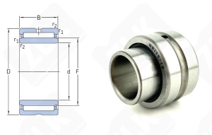 Подшипник NKI15/16 радиальный игольчатый 15-27-16 мм