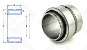 Подшипник NКI28/30 радиальный игольчатый 28-42-30 мм