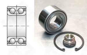 Подшипник R155.87 радиально-упорный шариковый 42-80-39 мм