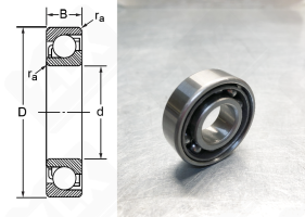 Подшипник 46202 (7202AC) радиально-упорный шариковый 15-35-11 мм