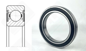 Подшипник 1000920 (61920,69202RS) радиальный шариковый 100-140-20 мм