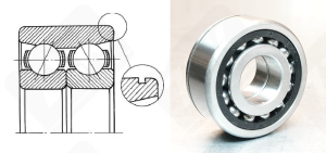 Подшипник 156704 (616073) радиально-упорный шариковый 20-50-20.6 мм