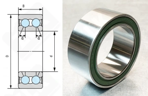 Подшипник 35BD5222T радиально-упорный шариковый 35-52-22 мм