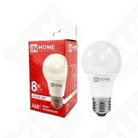 Лампа светодиодная LED-A60-VC 8Вт грушевидная 4000K нейтр.бел.Е27 230В