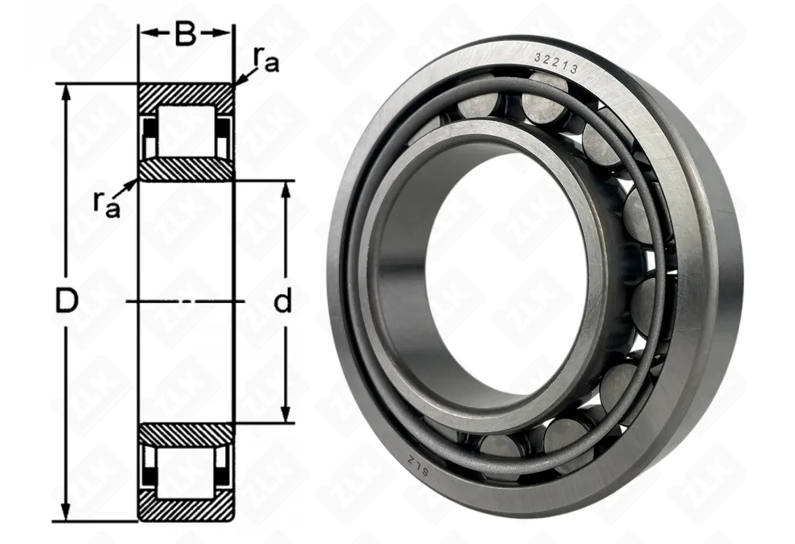 Подшипник роликовый 32213 (NU213) 65×120×23 мм SLZ