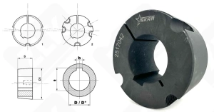 Втулка тапербуш 2517-42 Iskra 42-85,5-44,5 мм