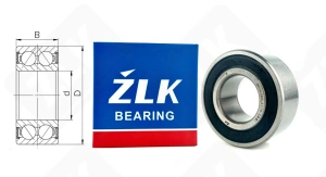 Подшипник 3056205 (2RS) (5205,3205) радиально-упорный шариковый 25-52-20,6 мм