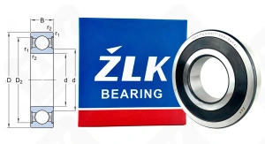 Подшипник 180317 Ш4 (63172RS) радиальный шариковый 85-180-41 мм