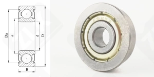 Подшипник 80025 (F625ZZ) радиальный шариковый 5-16-5 мм