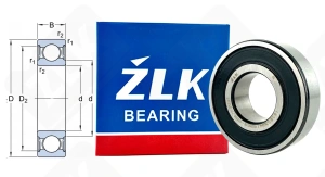 Подшипник 180203 Ш4 (62032RS) радиальный шариковый 17-40-12 мм