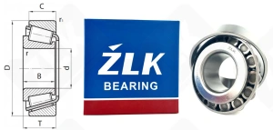 Подшипник 7607 (32307) радиально-упорный роликовый конический 35-80-32,75 мм