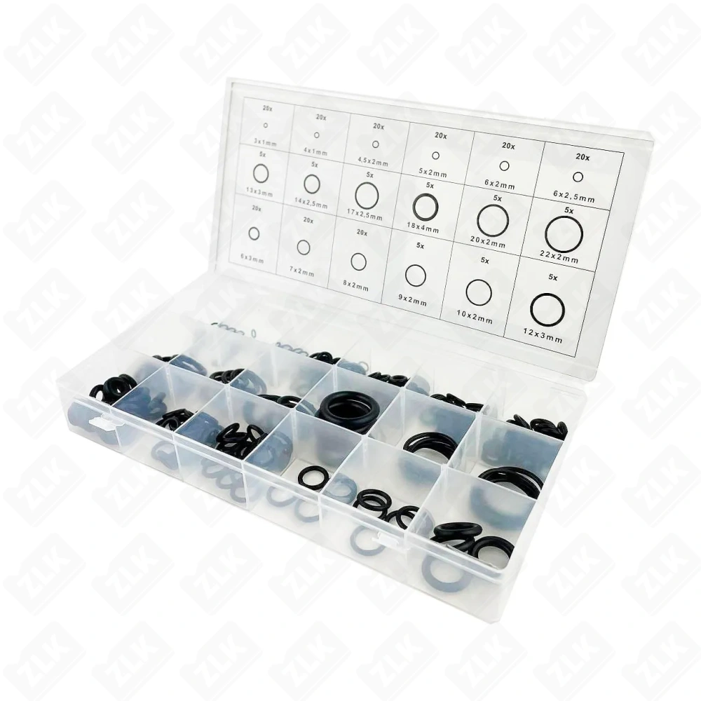 Набор колец резиновых NBR70 Метр. 225шт