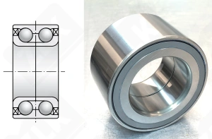 Подшипник 49BWD02ACA1001ZA радиально-упорный шариковый 49-84-50 мм
