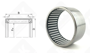 Подшипник HK6032 радиальный игольчатый 60-68-32 мм