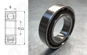 Подшипник 36109E (7009CTRSULP3) радиально-упорный шариковый 45-75-16 мм
