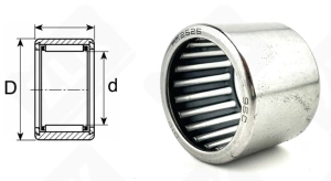Подшипник HK2525 радиальный игольчатый 25-32-25 мм