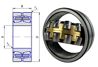 Подшипник роликовый 3611 H (22311CA/W33, 22311MB/W33) 55×120×43 мм ППЗ