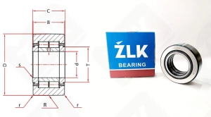 Подшипник HTUR100180 радиальный роликовый 100-180-65 мм