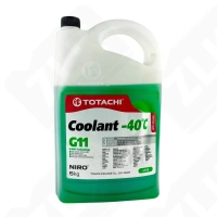 Антифриз 5кг зелёный TOTACHI NIRO COOLANT G11 -40°C ASTM D3306/D4985, GB 29743-2013 (LEC-II)