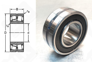 Подшипник BS2-2208-2RS/VT143 радиальный роликовый 40-80-28 мм