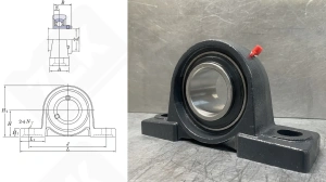 Подшипниковый узел 480210UCP (UCP210 UCP210D1)