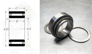 Подшипник 54712 радиальный игольчатый 60-90-28 мм