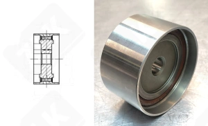Подшипник PU355816DRR9D радиальный шариковый 10-57,5-32 мм