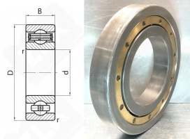 Подшипник 232Л (80) (6232MC4) радиальный шариковый 160-290-48 мм