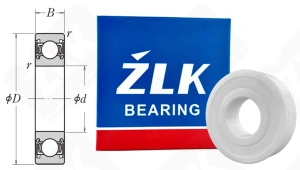 Подшипник 180100 (60002RS) радиальный шариковый керамический 10-26-8 мм