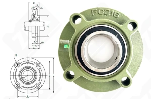 Подшипниковый узел 480216UCFC (UCFC216)