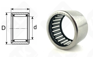 Подшипник HK3024 2RS радиальный игольчатый 30-37-24 мм